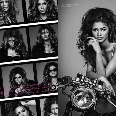 Zendaya glamour celebrity photos on VaultVenus