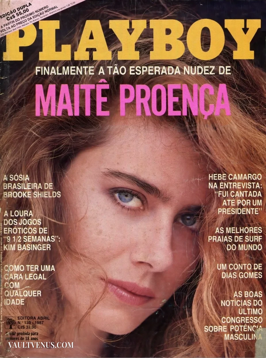 | Vaultvenus Maitê Proença Playboy nude pictorial on VaultVenus