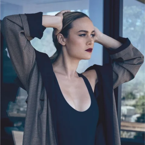 Brie Larson editorial nude photo set on VaultVenus